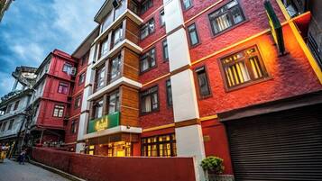 Front of property – evening/night