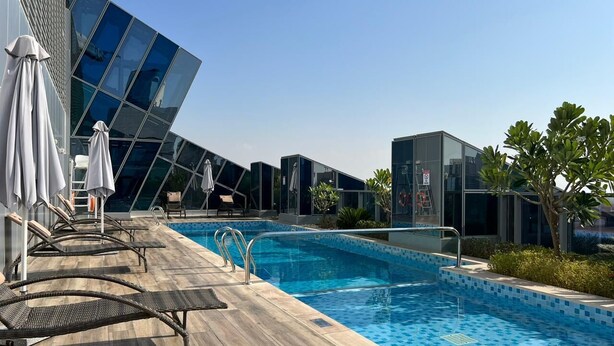 Pool auf dem Dach