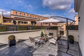 Royal Double or Twin Room | Terrace/patio - CC Palace Hotel Roma (Rome)