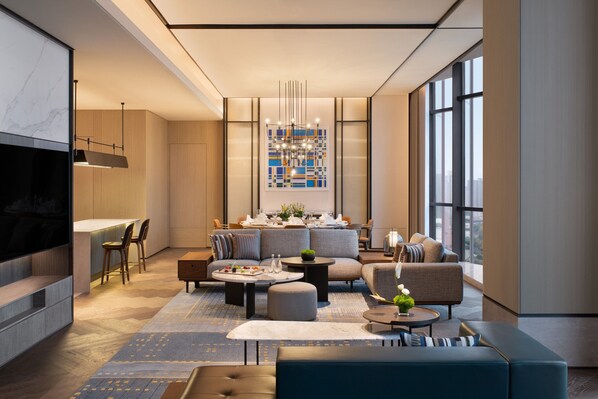 Télévision LED de 55 pouces avec chaînes par câble, télévision