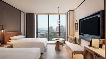 Club-Zimmer, 2 Einzelbetten | Blick auf die Stadt