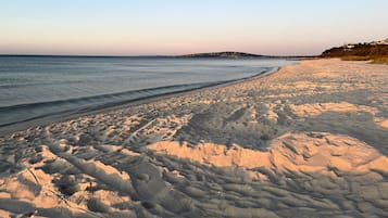 Enjoy a serene beach experience with access to the ocean.