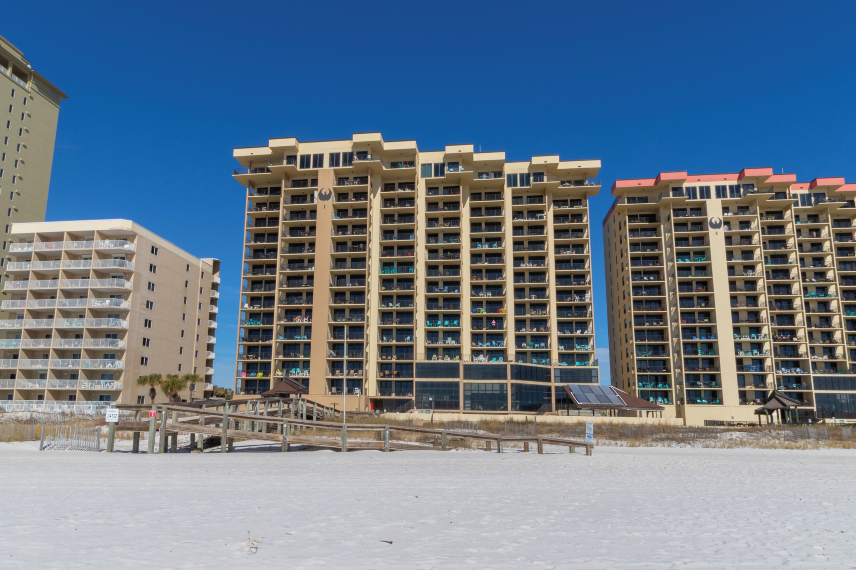 Majoituspaikan julkisivu