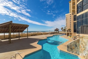 Indoor pool, outdoor pool