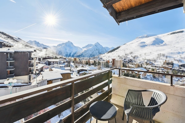 Premium-Zimmer, Balkon, Bergseite | Blick vom Balkon