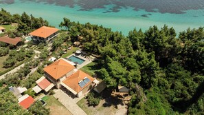 Aerial view - Pefkon Suites (Kassandra)