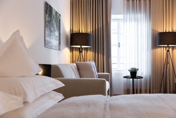 1 Schlafzimmer, kostenloses WLAN, Bettwäsche