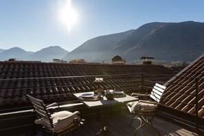 Outdoor dining - Attica 54 Penthouse with terrace (Meran)