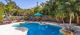 Pet-Friendly Retreat with Pool and Hot Tub Near the Beach!