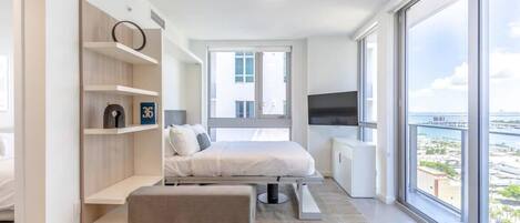 1 bedroom, iron/ironing board, travel crib, free WiFi