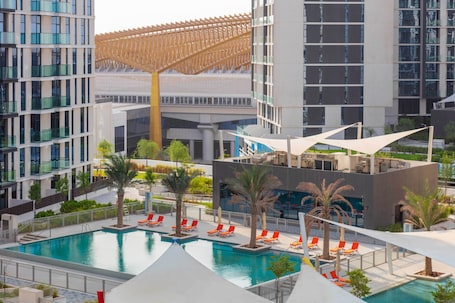 View from room. Expo Village Serviced Apartments