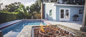 Heated Pool w/ Fire Pit • Spacious Family Retreat