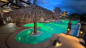 Outdoor pool, open 6:00 AM to 11:00 PM, free pool cabanas - Sunset Island Villas Riviera Nayarit (La Penita de Jaltemba)