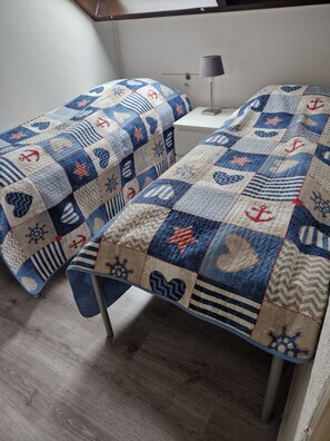 3 bedrooms, iron/ironing board, travel cot, WiFi