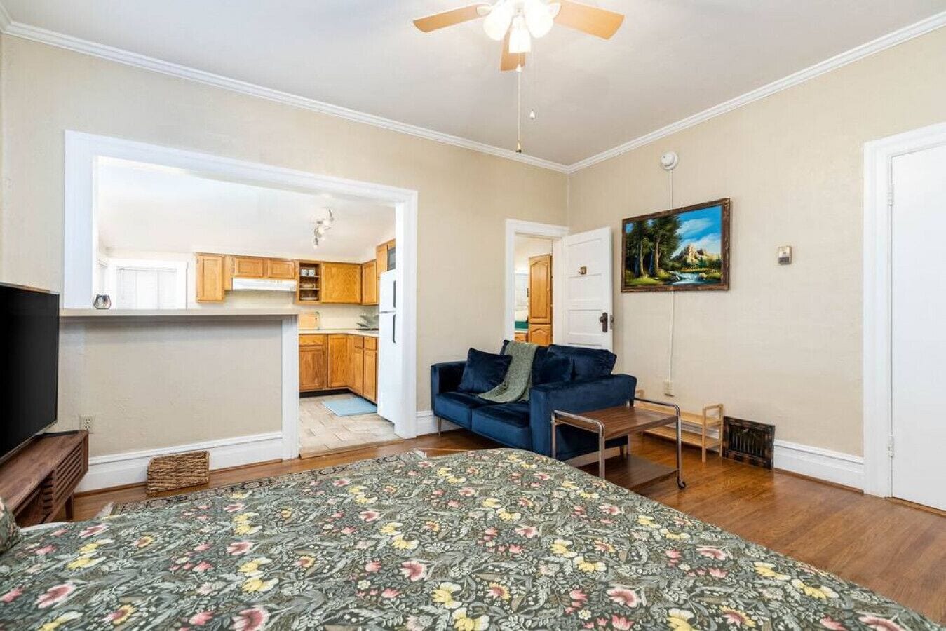 1 Schlafzimmer, Bügeleisen/Bügelbrett, kostenloses WLAN, Bettwäsche