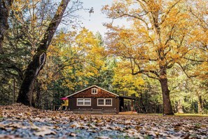 Exterior - Cowgirl Cabin • 2 Queens • AC • W/D • Wi-Fi (Selma)