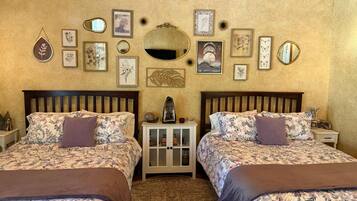 1 bedroom, desk, WiFi, bed sheets