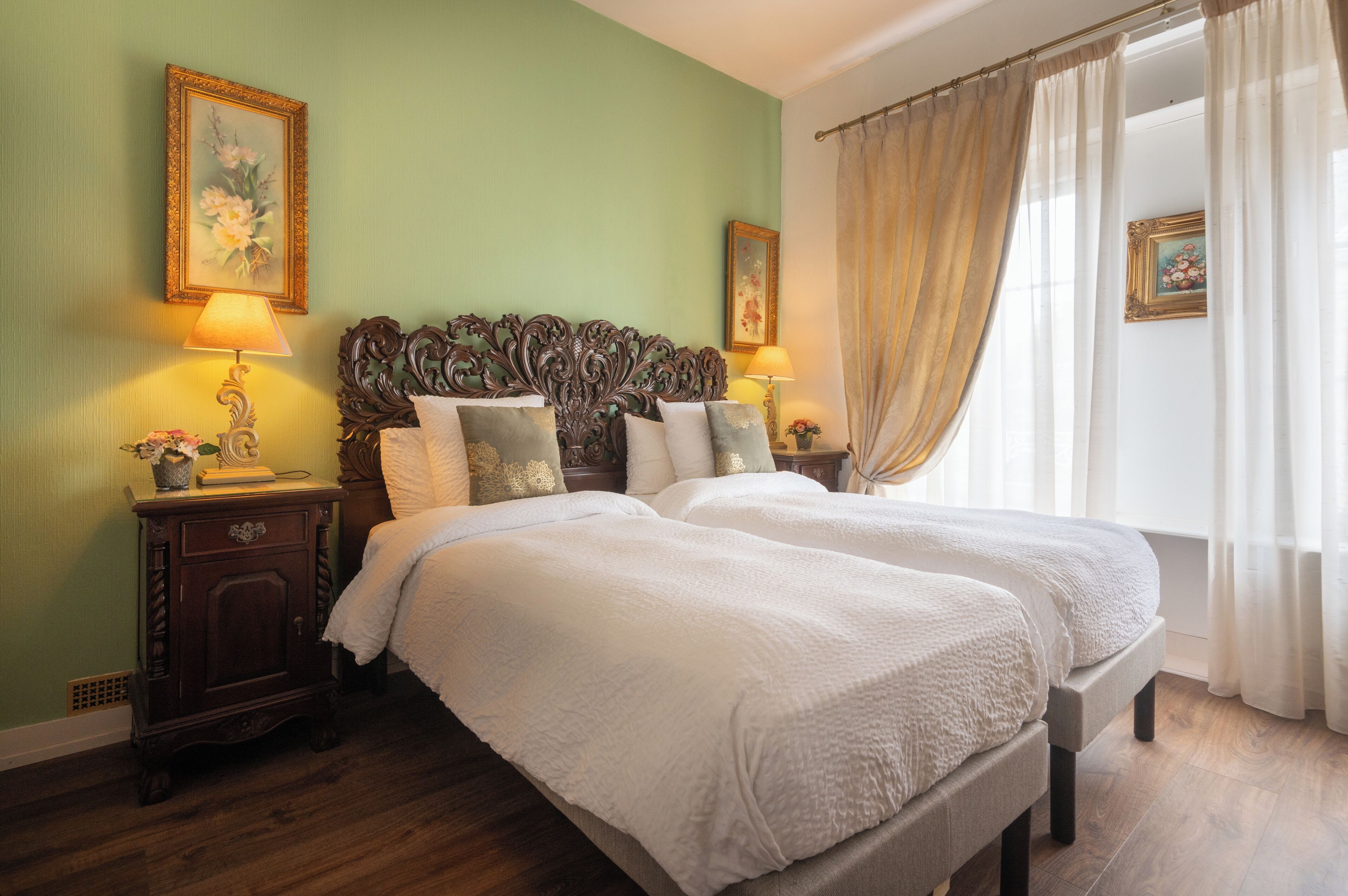 2 habitaciones, wifi gratis y ropa de cama 