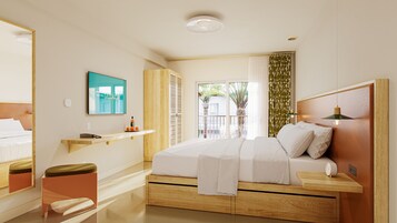 In-room safe, WiFi (free), bed sheets