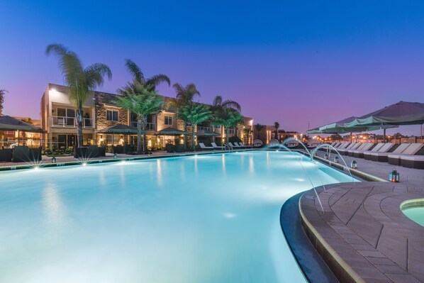 Außenpool, beheizter Pool