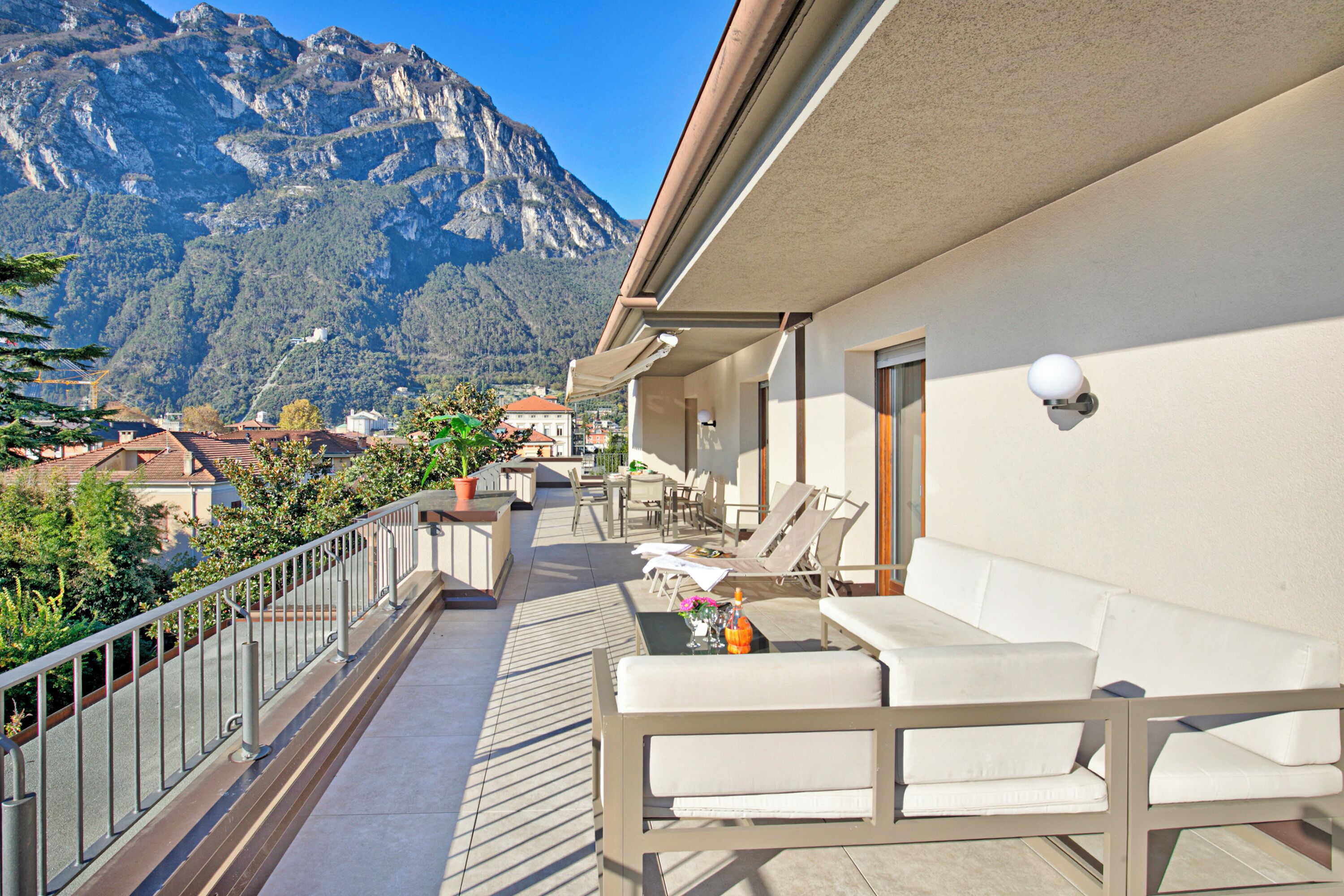 Family Apartment, Multiple Bedrooms, 2 Bathrooms, Lakeside (Antares150m from the Lake) | Terrace/patio