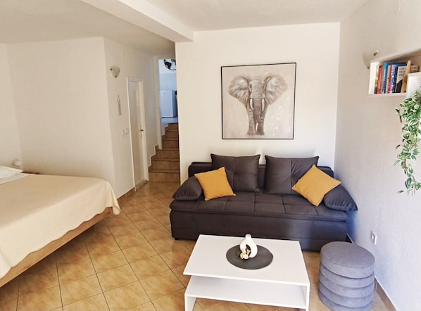Studio (Studio Apartment with Terrace) | Living room