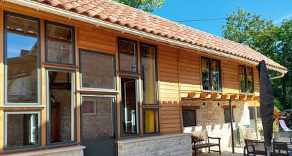 Maison de vacances climatisée à la campagne avec piscine partagée - 3 étoiles