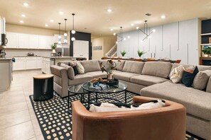 Flat-screen TV, offices
