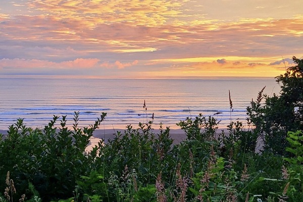 Nära stranden och strandhanddukar