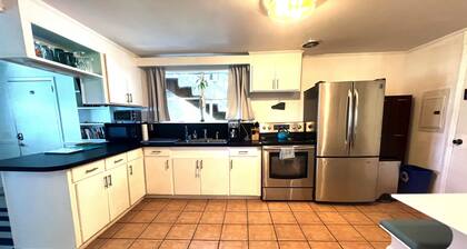 Marshfront Suite downstairs @ the Sea Pear Cottage — views + steps to the beach!