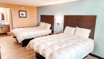 Kamar, 2 Tempat Tidur Queen | Wi-Fi gratis dan seprai linen