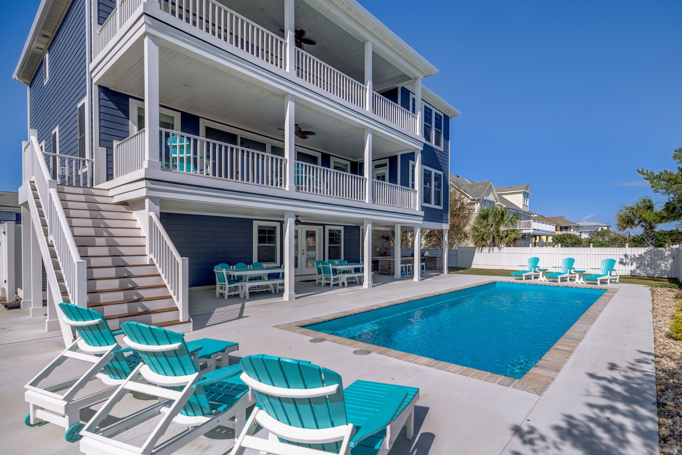 Et oppvarmet basseng