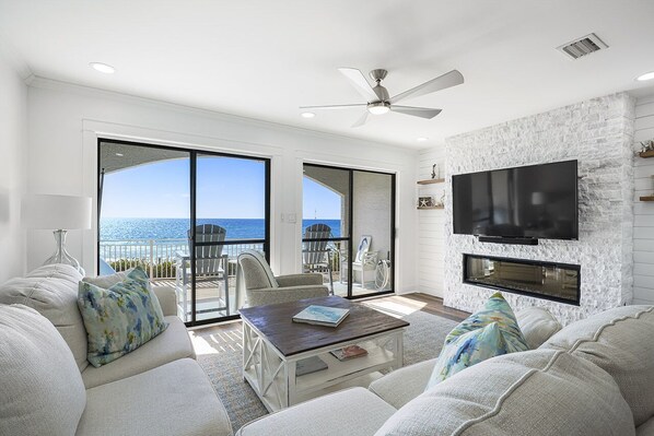 تلفزيون، مدفأة