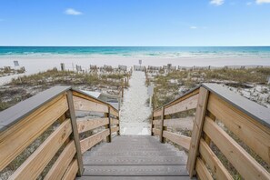 Aan het strand