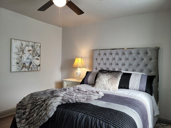 2 habitaciones, escritorio, wifi gratis y ropa de cama 