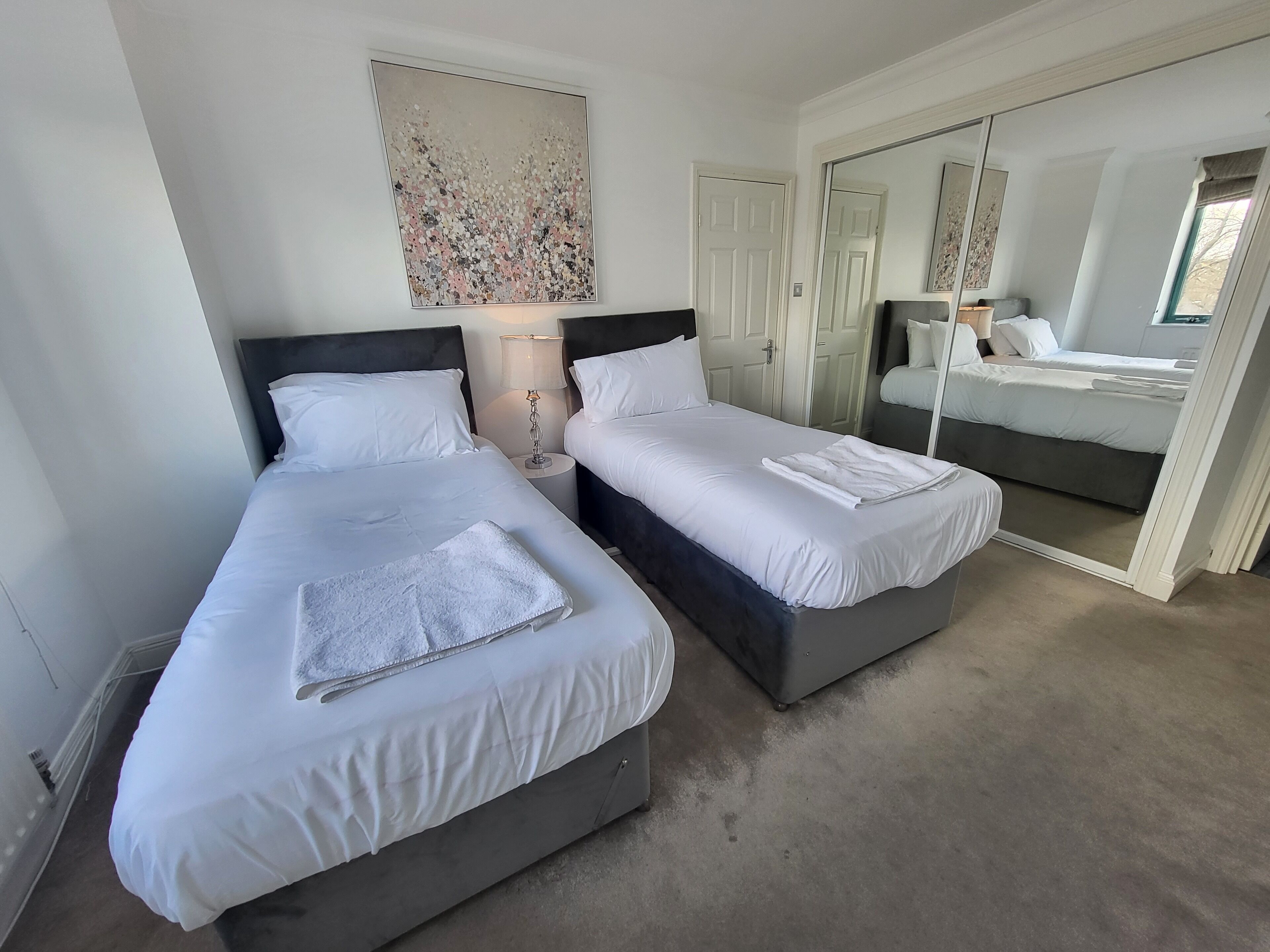 2 bedrooms, iron/ironing board, travel crib, free WiFi