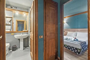Dusche, Haartrockner, Bidet, Handtücher