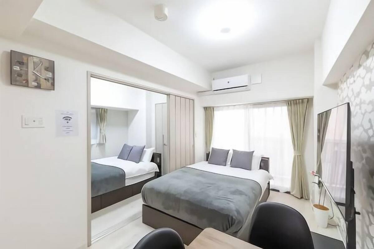Laptop workspace, blackout drapes, iron/ironing board, WiFi (free)