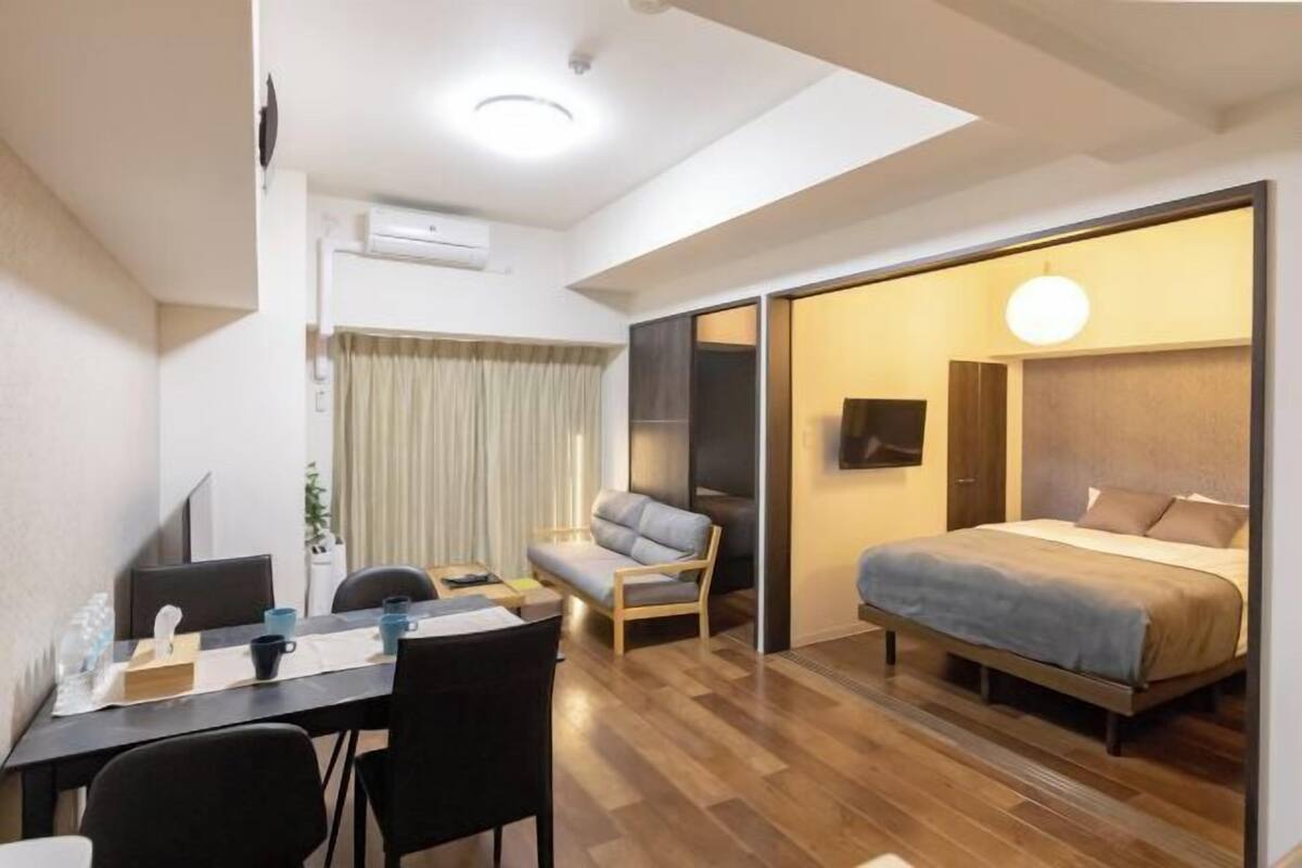 Laptop workspace, blackout drapes, iron/ironing board, WiFi (free)