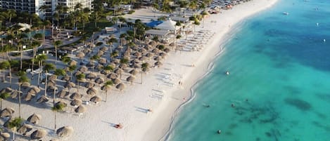 Sun loungers, beach towels