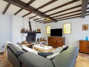 Flachbildfernseher, Kamin