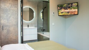 Douche, douche hydromassante