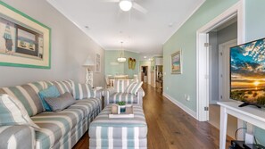 Living area - Residence 103N at The Sandcastle Condominiums (Wildwood Crest)