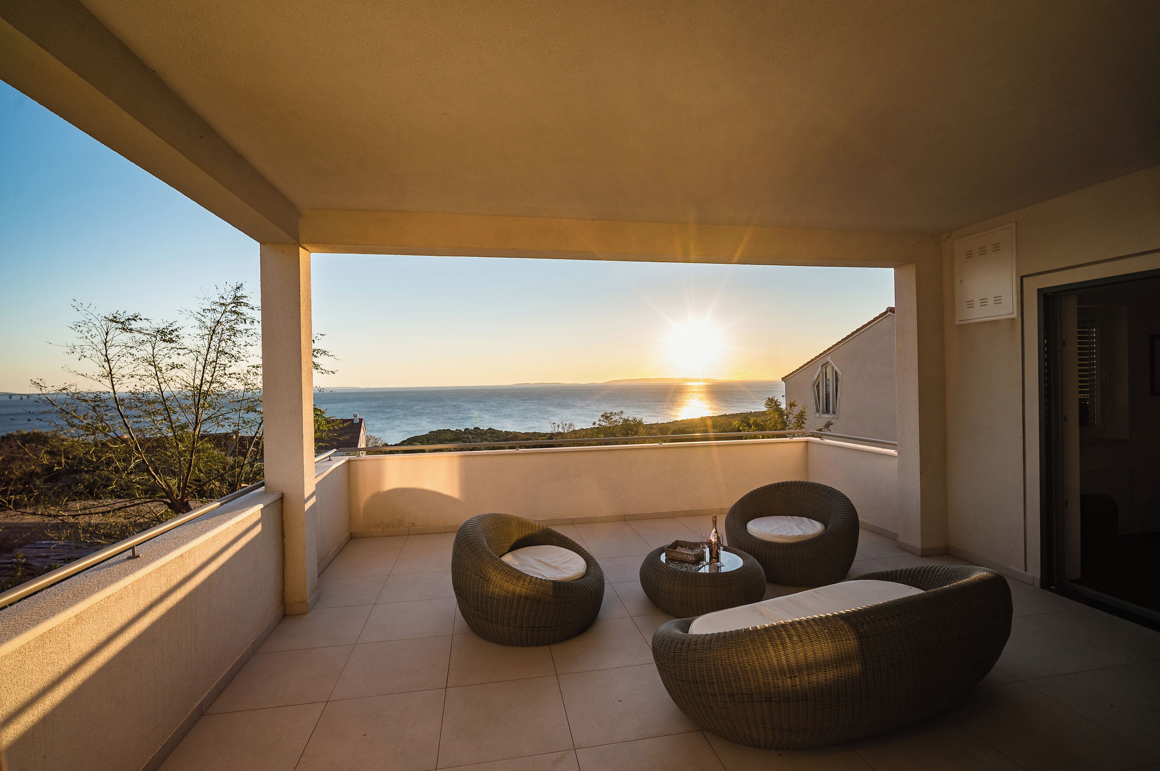 Deluxe Villa, 3 Bedrooms, Private Pool, Sea View | Pemandangan dari bilik