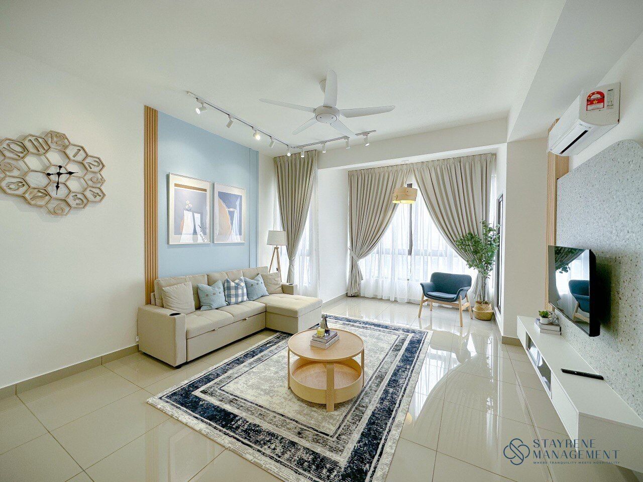 Design-Apartment, 1 Schlafzimmer | Wohnbereich