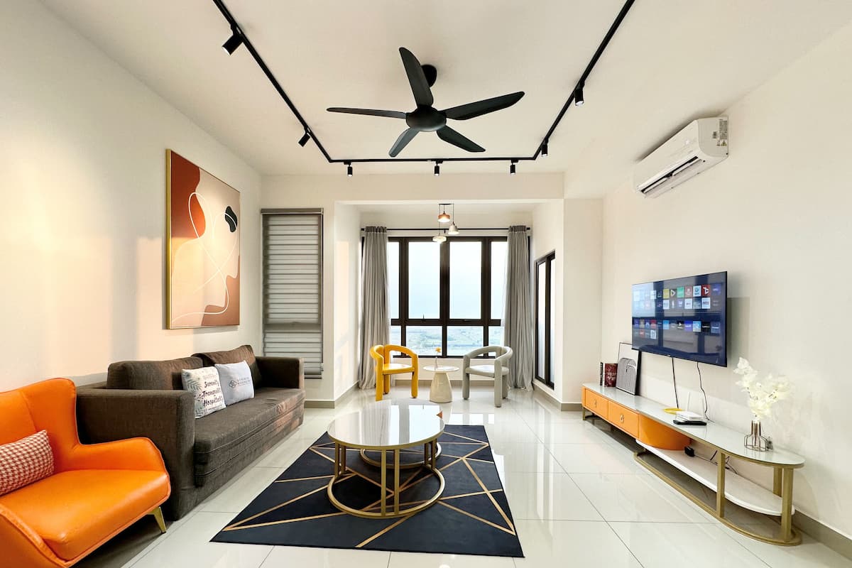 Standard Apartment, 1 Bedroom, Sea View | Living area