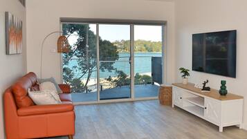 TV connectée, cheminée