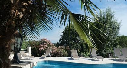 Quercy house, open view, private pool - 15 people