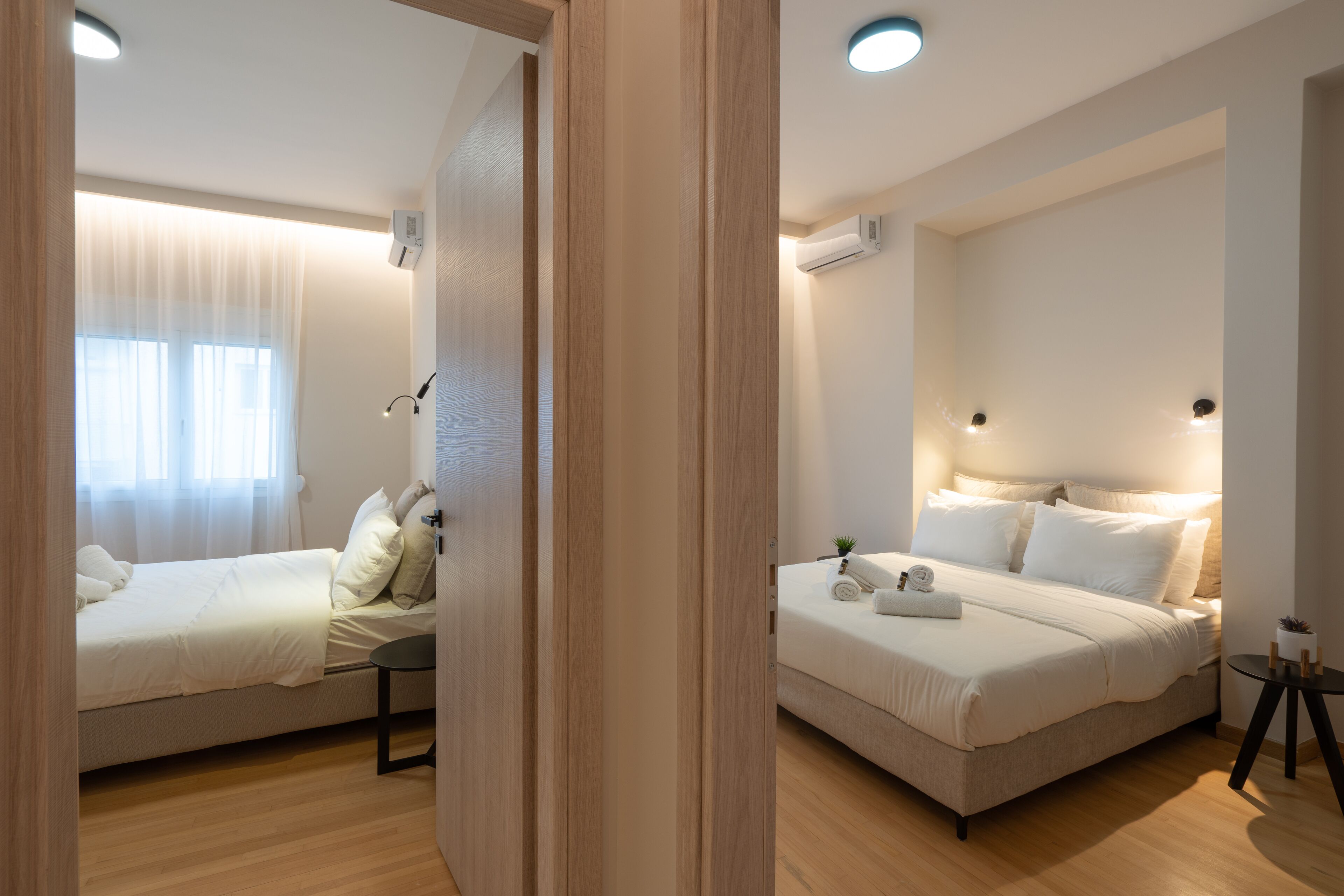 Appartement Deluxe, 2 chambres, 2 salles de bains | Coffre-fort pour ordinateur portable, décor unique, ameublement unique