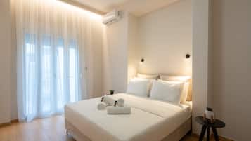 Apartemen Deluks, 2 kamar tidur, 2 kamar mandi | Brankas dan didekorasi berbeda-beda